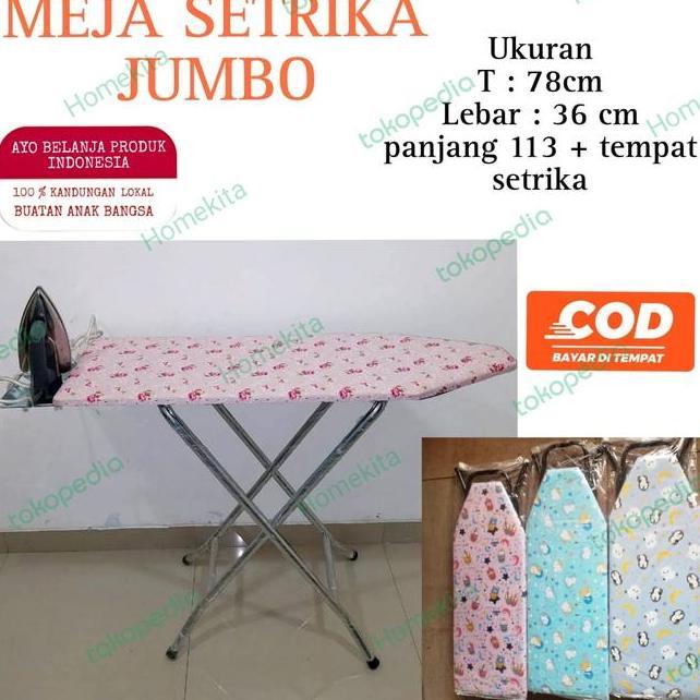 Meja Setrika Lipat Meja Setrika Berdiri Ukuran Besar