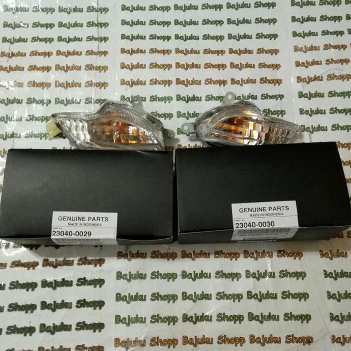 Promo LAMPU SEN LAMPU SEIN DEPAN KAWASAKI ZX130 ZX 130 SET ORIGINAL KAWASAKI Diskon