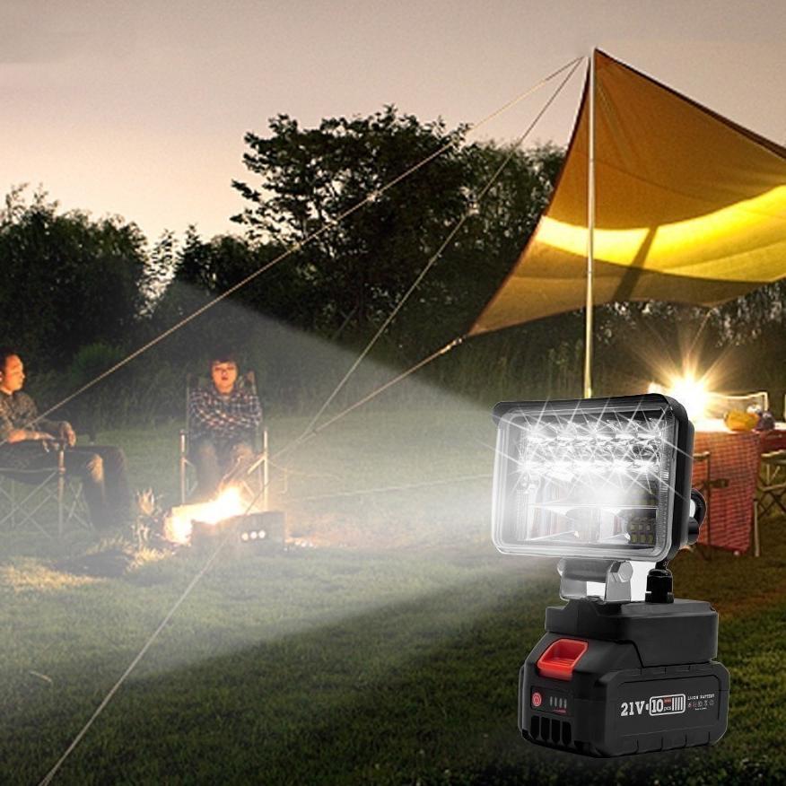 LED lampu baterai kerja emergency lampu bengkel lampu emergency charger tahan lama LED lampu portabl