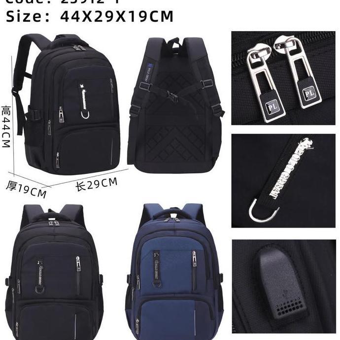 Polo Land Ransel Pria Wanita Import Anti Air Bahan Balon Backpack Laptop