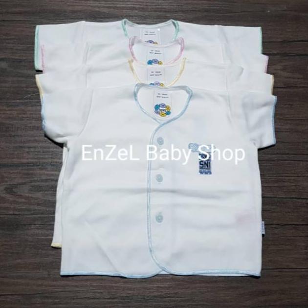New- Baju Bayi / Celana Bayi NOVA PUTIH size Newborn 0-3 Bulan / SNI
