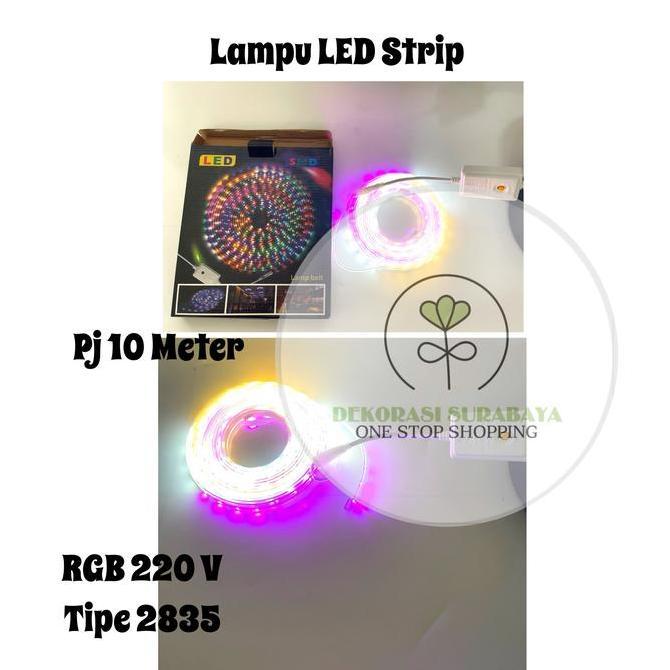 '+'+'+'+] Lampu LED Strip 10 Meter / Lampu NEON LED Strip 5 Meter