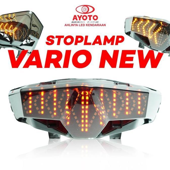 Promo (BD) STOPLAMP FULL SET RUNNING MOTOR VARIO , BEAT FI/ESP , DAN DELUXE LED Diskon