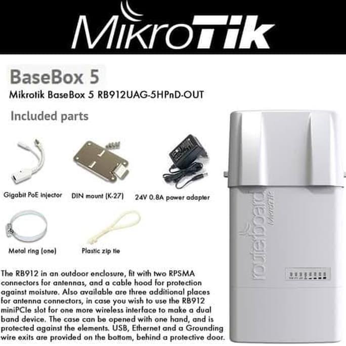 Mikrotik Basebox 5 / Basebox5 / RB912UAG-5HPnD-OUT