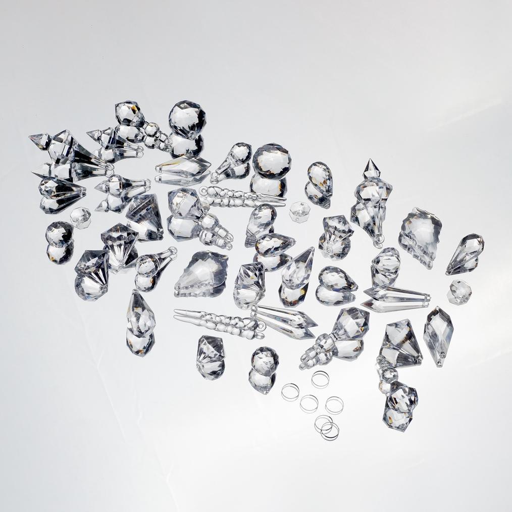 Bandul Tirai Kristal Bulat / Kristal Diamond / Bandul Kristal Baso / Kristal Akrilik / Bandul Round 