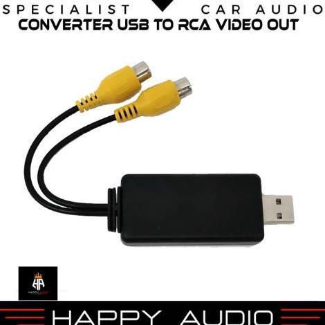 Murah Converter Usb To Rca Video Out Head Unit Mobil High Quality