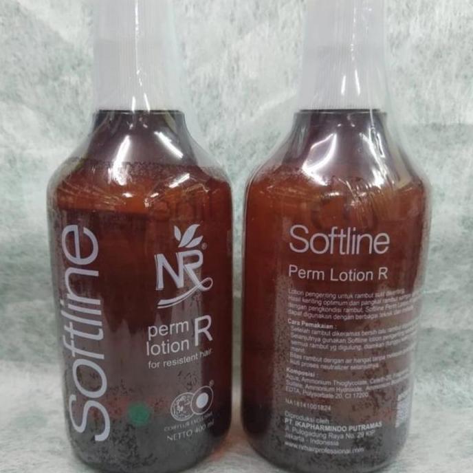 NR Softline Perm Lotion R-400ml Lotion Pengeriting Rambut NR Lotion R