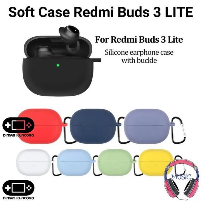 Soft Case Redmi Buds 3 LITE silicone silicon bumper tws protector
