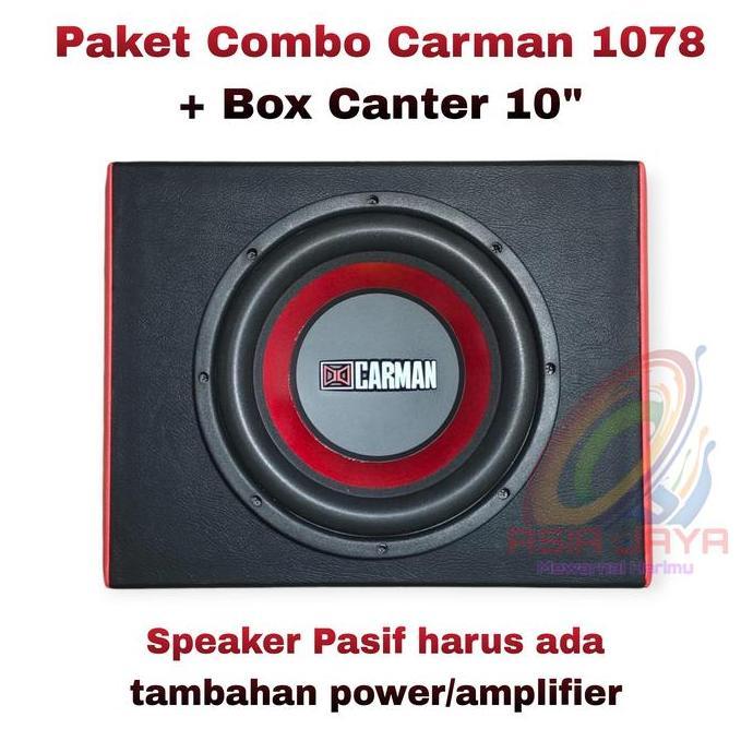 Sale Subwoofer Pasif 10 Inch Cm 1078 Carman 1078 Plus Box 10Inch Untuk Mobil Canter