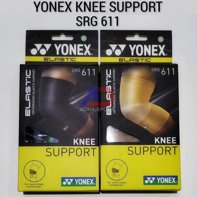 Yonex Knee Support SRG 611 Elastic Deker Lutut Siku Badminton Original Bulutangkis
