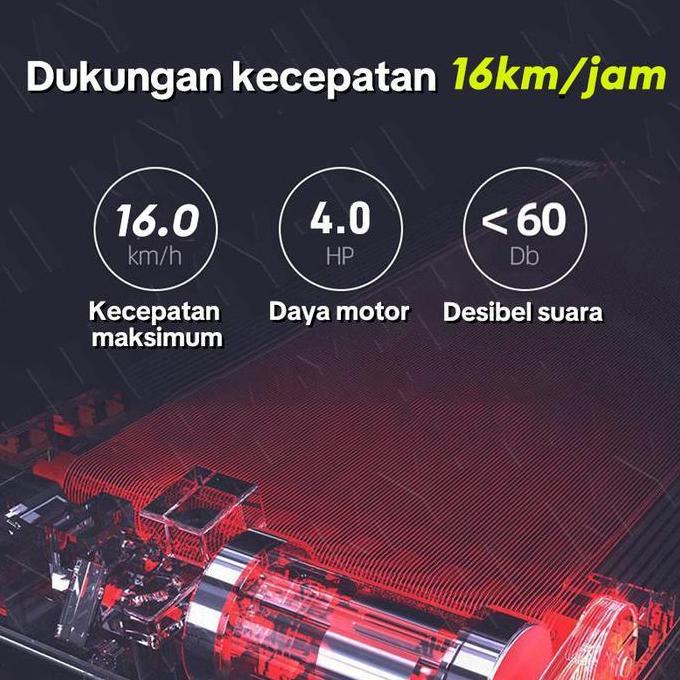 Terlaris ZhokaTreadmill Elektrik Jc-700 Treadmill Lipat Treadmill Portable Alat Olahraga Di Rumah Wa