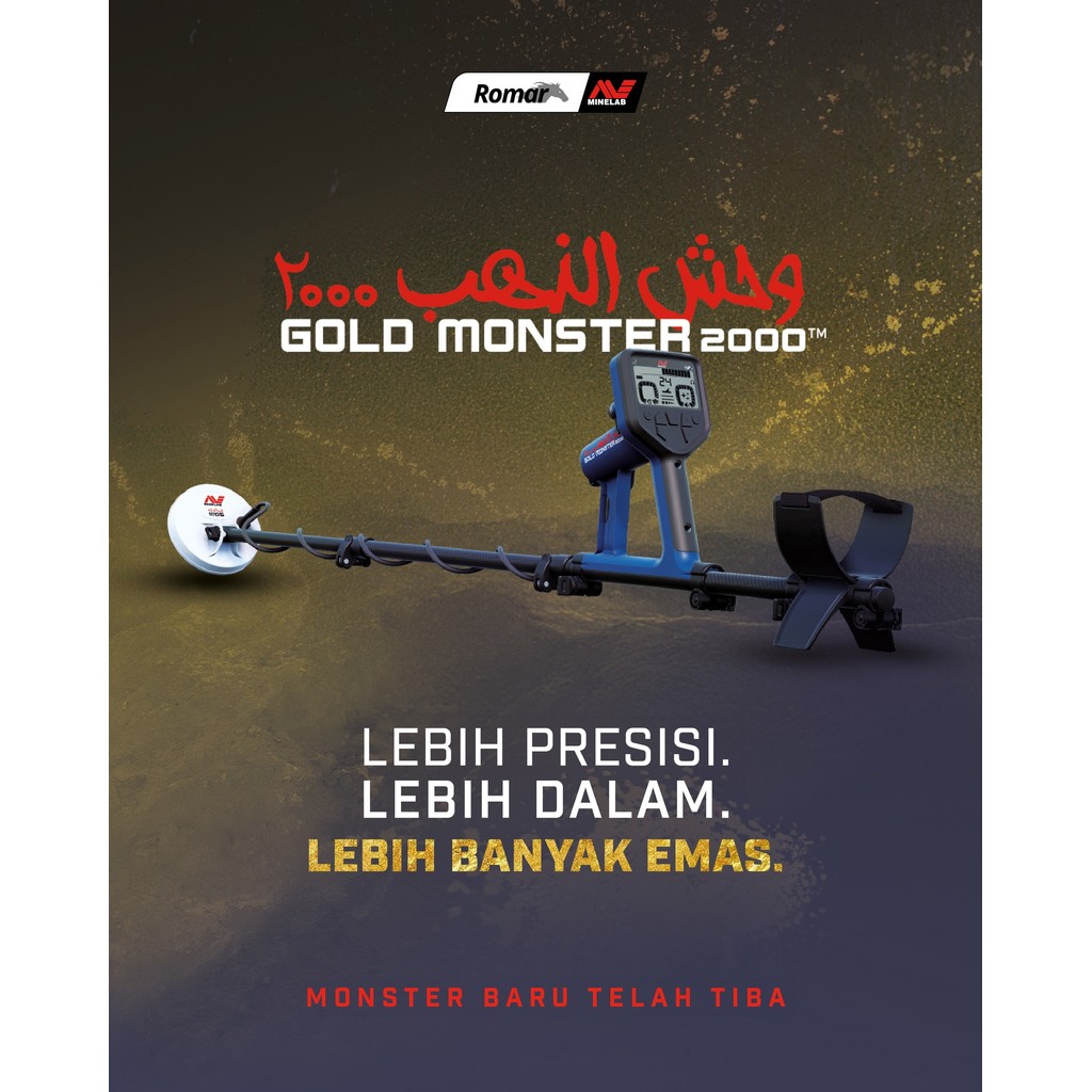Minelab Gold Monster 2000 Detektor Logam Emas