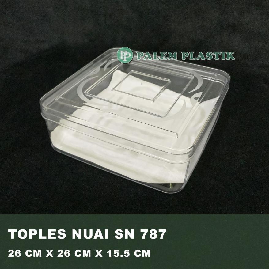 Toples Kotak Persegi / Kue Kering / Nastar Nuai SN 787 - FREE DOYLEYS