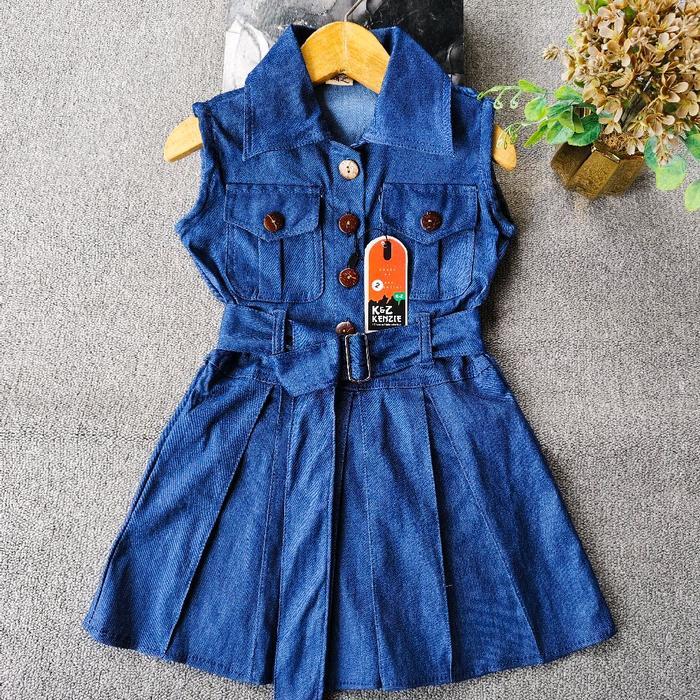 POM Dress Anak Miyako Atasan Perempuan Balita Cewek 1-8 Tahun Stretch Gaun Katun Bayi Hadiah Ultah