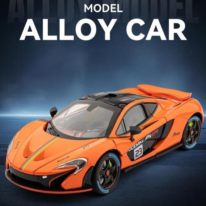 opaljavanes99 - mclaren p1 gtr diecast 1:24 miniatur supercar premium pajangan