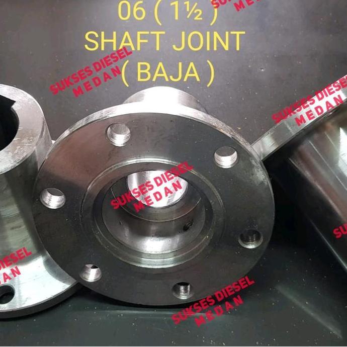 *$*$*$*$] Shaft Joint 06 GB06 06A Kopling As Mesin Kapa Gearbox Lubang 1.1/2 inci  Besi