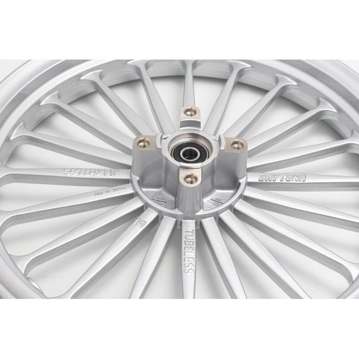 Dash Wheel Velg Daytona,,Beat,Beat Fi,Beat Esp,Scoopy,Vario110, (Silver) Original Dan Terpercaya