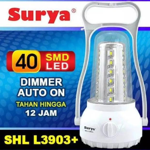 Lampu Emergency LED Surya 3903+ Lampu emergency