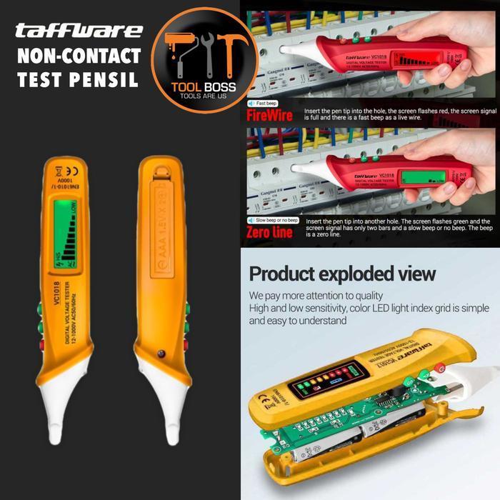 Tespen Listrik Digital Cek Kabel Putus Non Contact Original Dan Terpercaya