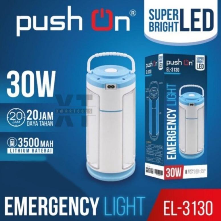 Lampu emergency / Lampu senter emergency lentera PUSH ON EL 3130 Lampu emergency