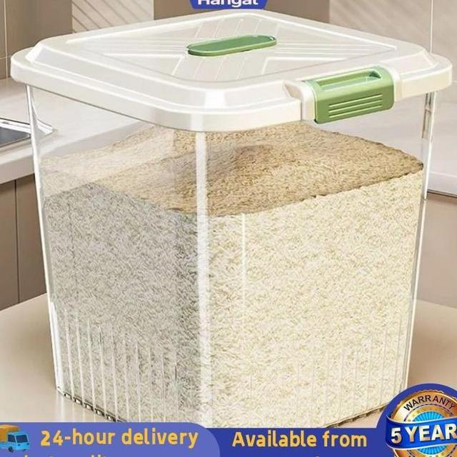 Tempat Beras 10 Kg Estetik Tempat Beras Aesthetic Rice Box Rice Tempat Beras Tempat Penyimpanan Bera