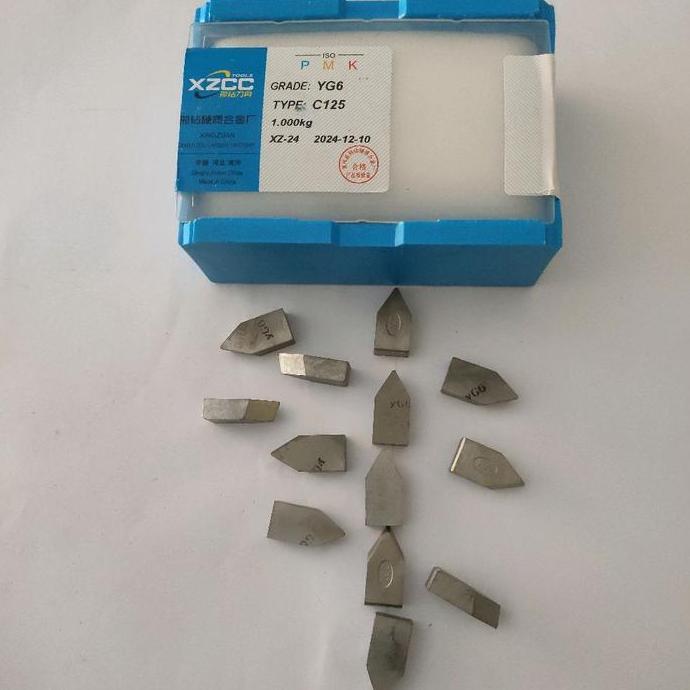 Mata Widia Tipe C125 YG6 Betel Tip Widia C125 Mata Bubut mata bor sumur 1kg