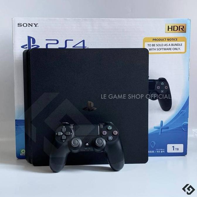 PS4 Slim 1TB Ori dan Bergaransi/Playstation/Bukan PS 4 Fat atau Pro