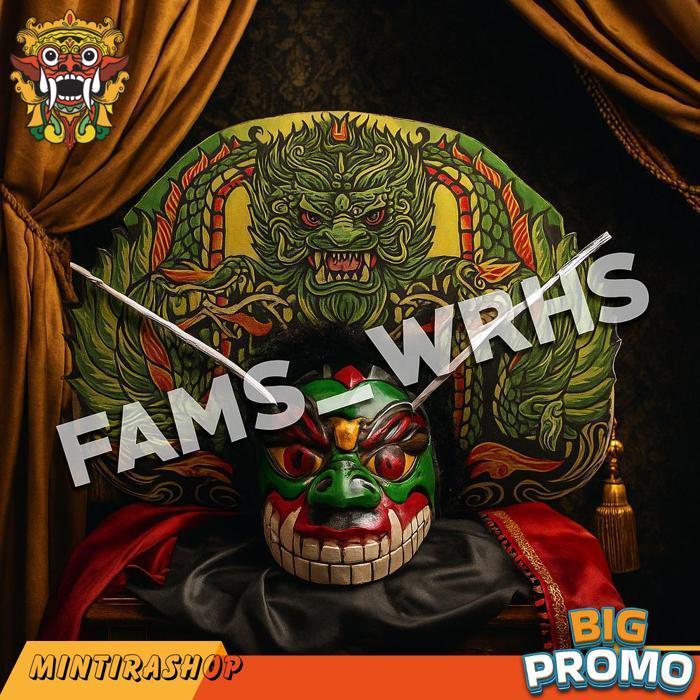 [ New ] Barongan Anak Ukuran Jumbo Spons Devil Barongan Spons Barongan Hijau Barongan Murah Jawa Tim