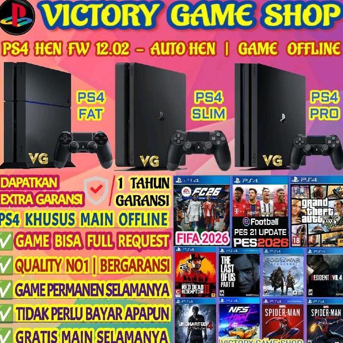 SONY PS4 | PS4 HEN - FW 12.02 - AUTO HEN | PS4 HEN | PS 4 HEN | PS4 | PS 4 | PS4 FAT | PS4 SLIM | PS