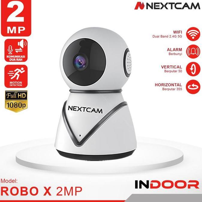 Nextcam Kamera CCTV Wireless Wifi Ipcam Robo-X PTZ 2MP Cloud Storage
