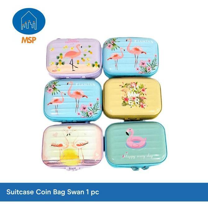 Promo Murah Dompet Koin Swan / Koper Koin / Coin Bag / MSP-C2-12 / 1 pc