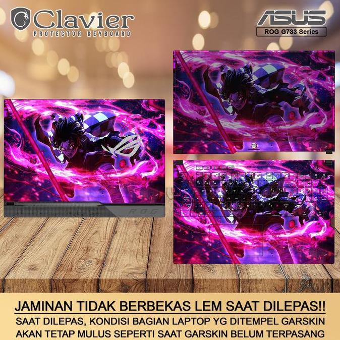 TERMURAH - Cover Garskin Laptop Asus ROG G733 G733Q G733QR G733QS Gambar Fullbody