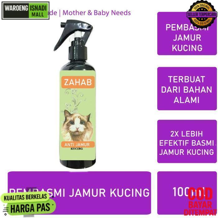 Terlaris Obat Jamur Kucing Obat Scabies Kucing Spray Obat Kutu Kucing Semprot Zahab
