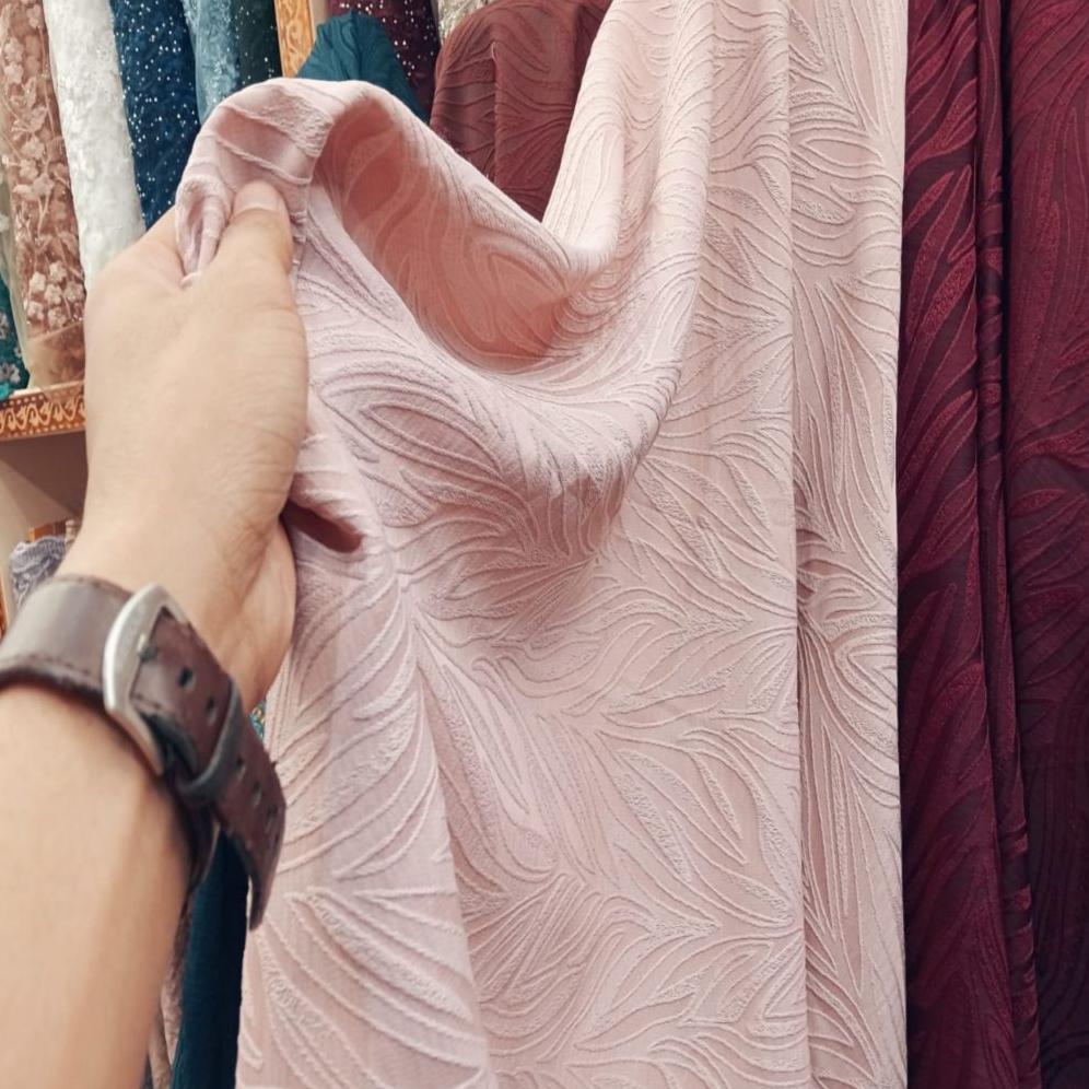 Kain Bahan Jaguar Emboss Premium Kain Jaguard Embos Import