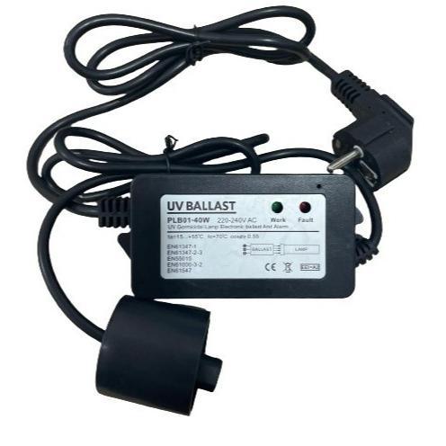 UV Ballast - Ballast Lampu UV 40 Watt 4 pin satu sisi 12gpm - ballast uv 12 gpm uv ballast