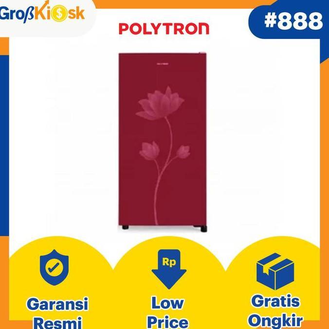 KULKAS 1 PINTU POLYTRON PRB 159 / PRB-159 R/B
