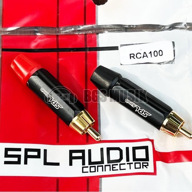 (2 Pcs) Jack Rca Spl Audio Original - Jack Rca 2Biji Spl Audio Original Speaker