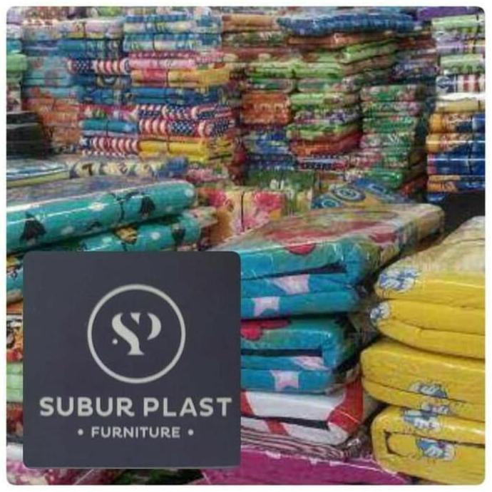 SUBUR PLAST Kasur Lipat Busa Dacron Murah 90x170x5 cm Praktis Hemat Tidur Nyenyak Kualitas Asli Furn