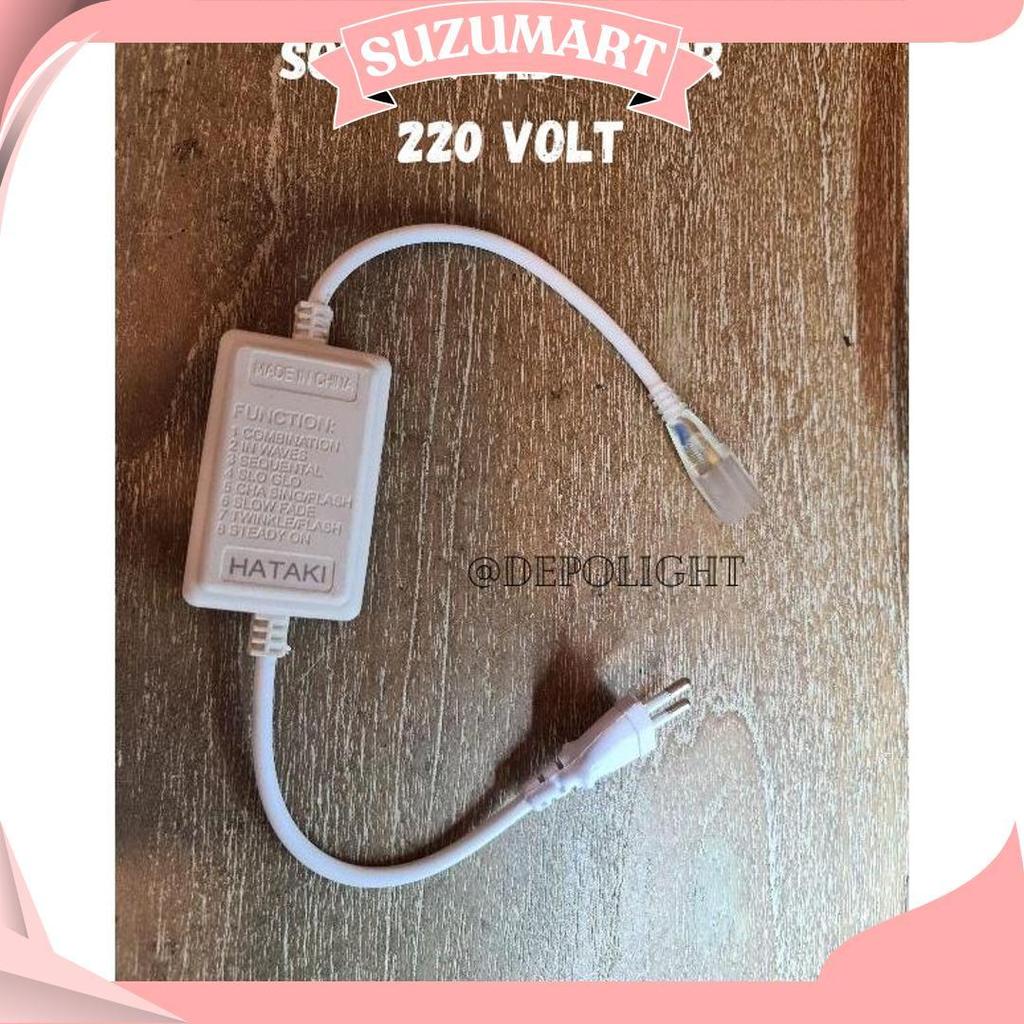 Soket Lampu Strip/Soket Rgb/Controller Rgb/Neon Flex/Adaptor Led Strip 220 Volt D Ori