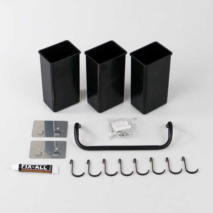 Rak Gantungan Peralatan Alat Masak Dapur Bahan Stainless