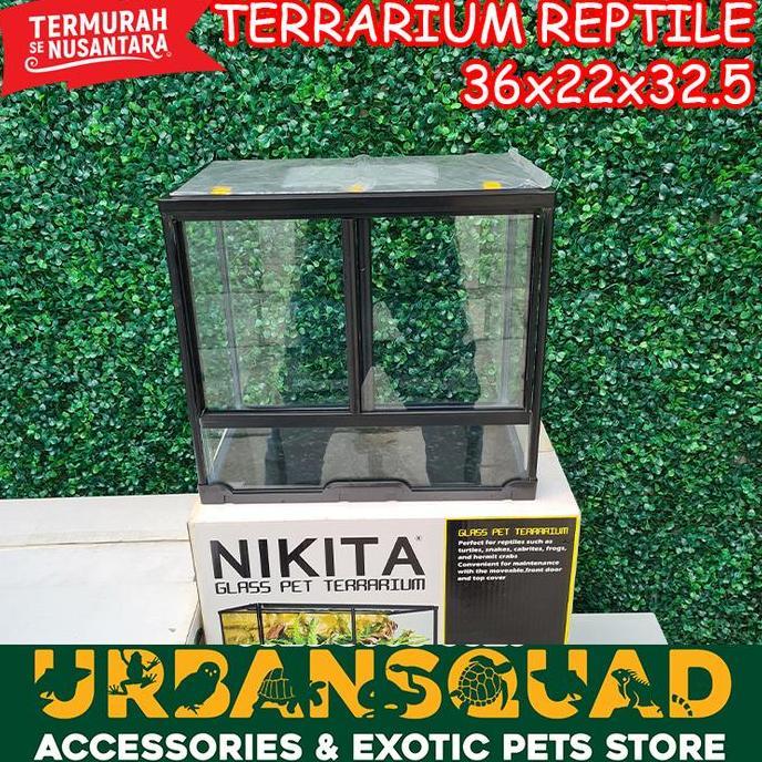 TERRARIUM NIKITA S 36x22x32.5CM SULCATA ALDABRA REDFOOT IGUANA BP BD AME