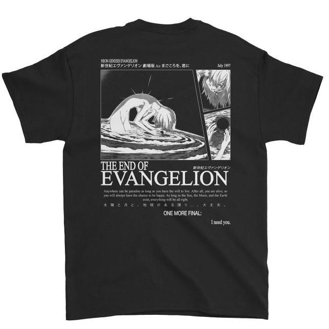 New- Kaos Evangelion - NGE The End of Evangelion Anime T-Shirt