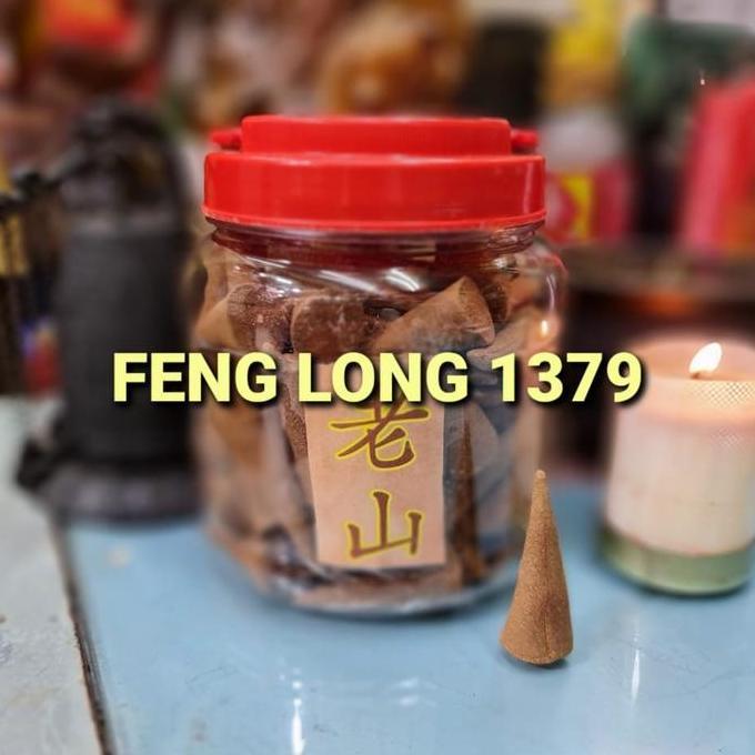 Hio Dupa Kerucut Feng Long Platinum Cendana Cones Incense