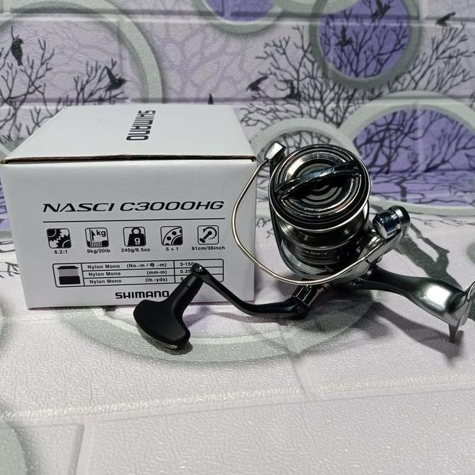 Reel Shimano Nasci 2021 C3000HG Terlaris