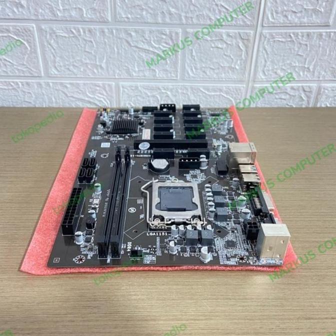 MOTHERBOARD MINING B250 BTC-12P SOCKET 1151 DDR4 GARANSI 1TAHUN REBORN Terlaris
