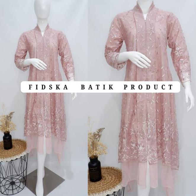 Dres Tile Kebaya Kondangan Kebaya Wisuda Kebaya Lamaran Kebaya Langsung Tile Tangan Panjang Motif Bo