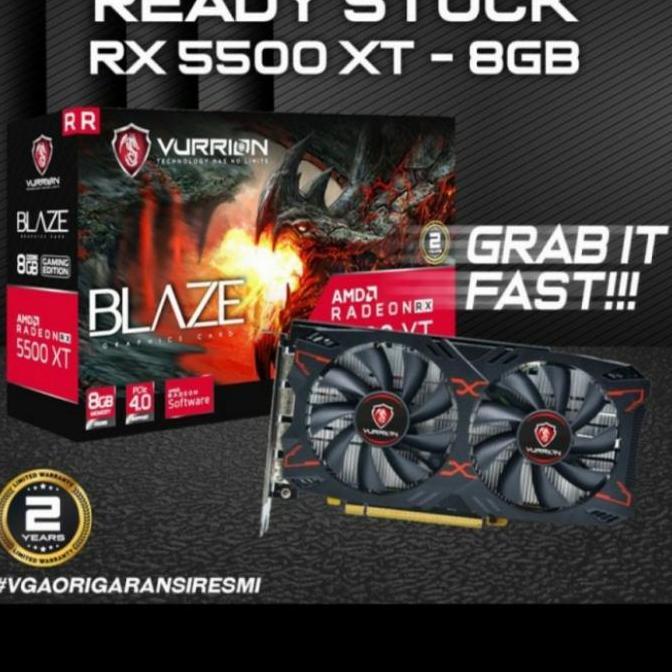 VGA Vurrion RX 5500 XT 8GB GDDR6 Terlaris