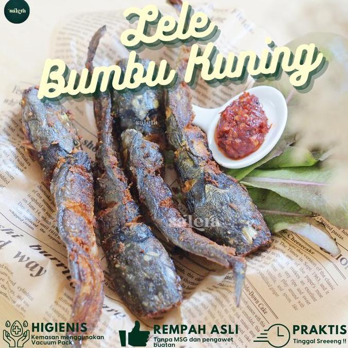 Terlaris Ikan Lele Bumbu Kuning Vakum Frozen (Isi 4-5 Ekor) Siap Goreng