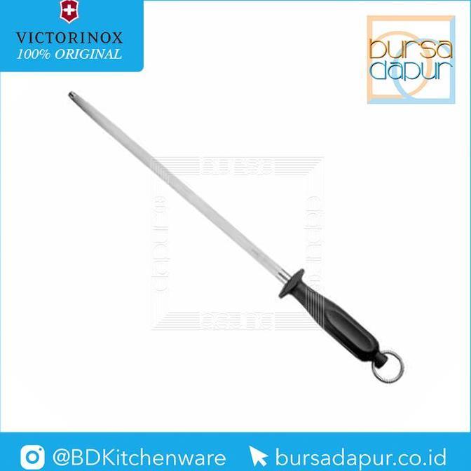 Pengasah Pisau 7.8513 Victorinox Black Butcher Sharpener 30 cm CO