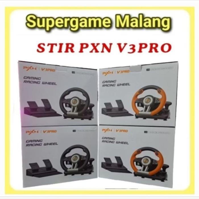 Stir Pxn V3 Pro Console  Pxn V900 V3Pro Setir Race Racing Steering Wheel Original Dan Terpercaya